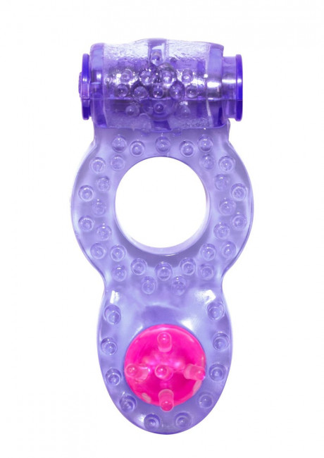 Фиолетовое эрекционное кольцо Rings Ringer, Lola toys