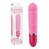 Розовый ребристый мини-вибратор NEON PLEASURE WAVES PINK - 14 см., Dream Toys