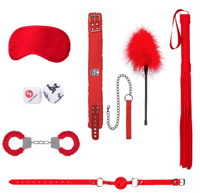 Красный игровой набор Introductory Bondage Kit №6 Красный игровой набор Introductory Bondage Kit №6