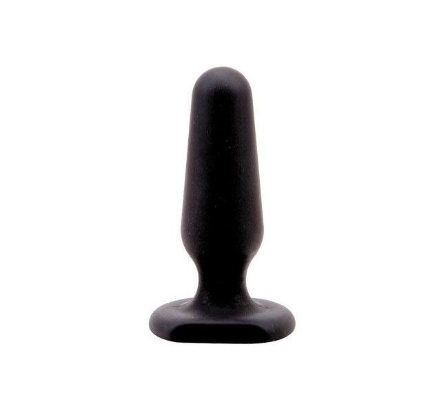 Чёрная анальная втулка Sex Expert - 7,5 см., Bior toys