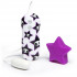 Фиолетовый клиторальный стимулятор-звезда SILICONE PINK STAR CLITORAL VIBRATOR, Tokidoki