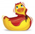 Вибратор утка-дьяволенок I Rub My Duckie Red Devil Travel Size, Big Teaze Toys