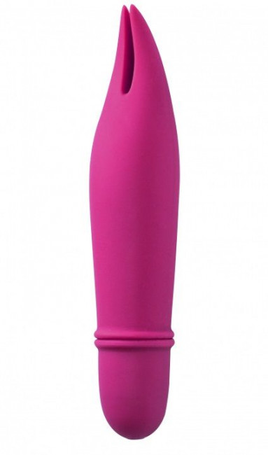 Розовый мини-вибратор Universe Teasing Ears - 12,5 см., Lola toys Розовый мини-вибратор Universe Teasing Ears - 12,5 см., Lola toys
