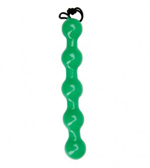 Зелёная анальная цепочка Booty Lime - 24,5 см., Topco Sales