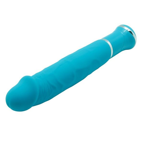 Голубой силиконовый вибратор ECSTASY Rowdy Dong - 21,4 см. Голубой силиконовый вибратор ECSTASY Rowdy Dong - 21,4 см.