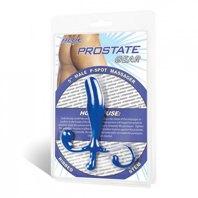 Синий массажер простаты 5" Male P-Spot, BlueLine
