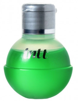 Массажное масло FRUIT SEXY Mint с ароматом мяты и разогревающим эффектом - 40 мл., INTT