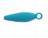 Голубая анальная пробка Climax Anal Finger Plug - 10,5 см., Topco Sales