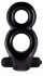 Чёрное эрекционное виброкольцо Men's Ring с подхватом мошонки, NS Novelties