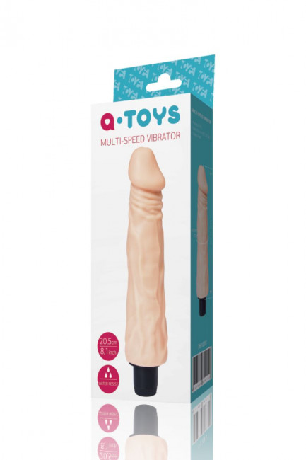 Мультискоростной вибратор A-toys - 23 см., A-toys Мультискоростной вибратор A-toys - 23 см., A-toys