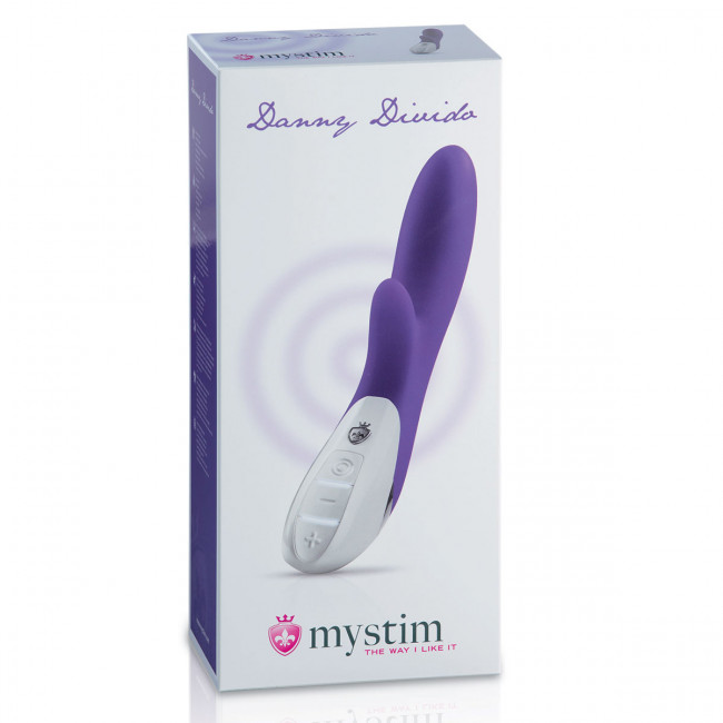Фиолетовый вибратор Mystim Danny Divido - 27 см., MyStim Фиолетовый вибратор Mystim Danny Divido - 27 см., MyStim