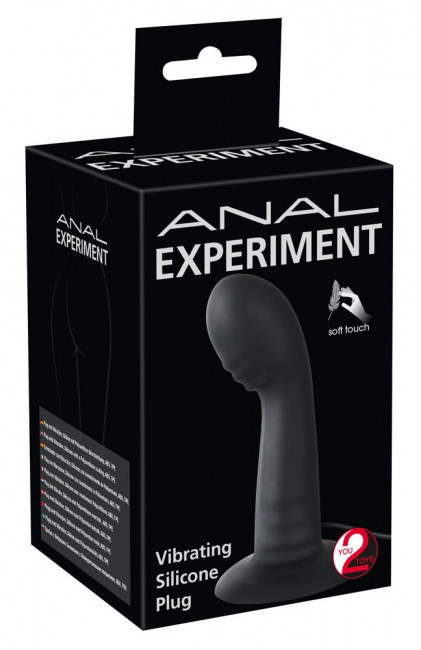 Чёрная анальная вибровтулка Anal Experiment - 13,5 см., Orion Чёрная анальная вибровтулка Anal Experiment - 13,5 см., Orion