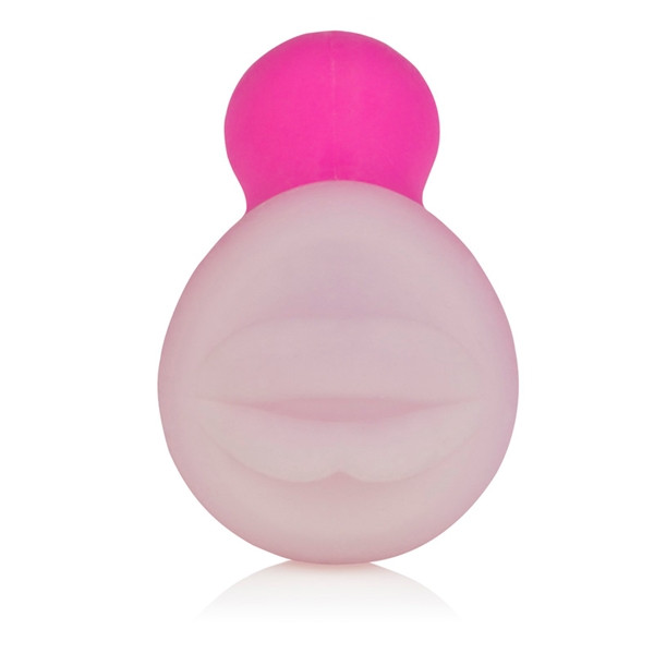 Массажер розового цвета со съемной насадкой для заморозки Posh Silicone Kiss, California Exotic Novelties Массажер розового цвета со съемной насадкой для заморозки Posh Silicone Kiss, California Exotic Novelties