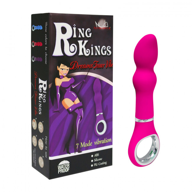 Розовый вибратор Ring Kings - 7 Mode Dreams Vibe, Howells