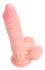 Реалистичный фаллоимитатор с чуть зауженной головкой Medical Silicone Dildo - 21 см., Orion Реалистичный фаллоимитатор с чуть зауженной головкой Medical Silicone Dildo - 21 см., Orion