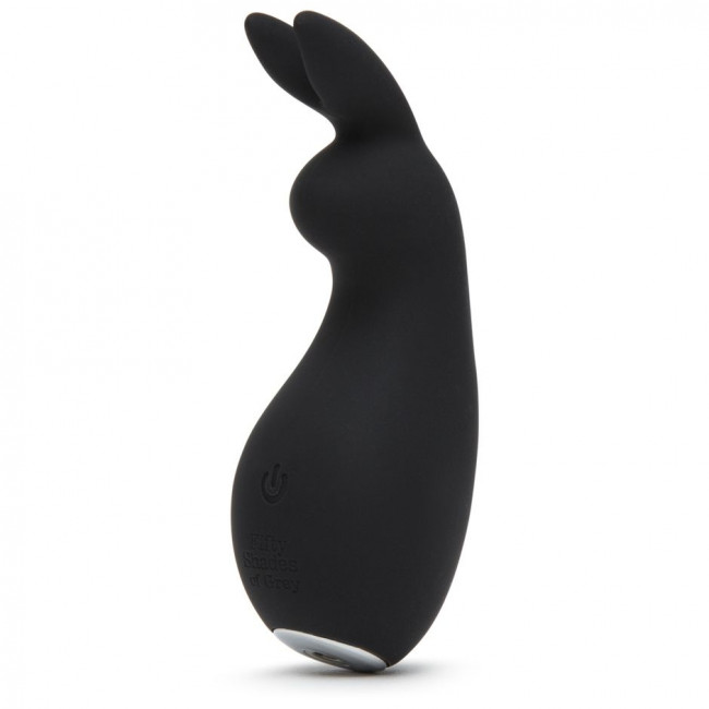 Черный клиторальный стимулятор Greedy Girl Clitoral Rabbit Vibrator, Fifty Shades of Grey Черный клиторальный стимулятор Greedy Girl Clitoral Rabbit Vibrator, Fifty Shades of Grey