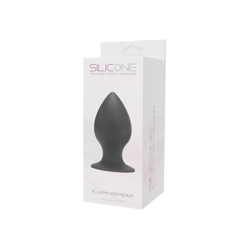 Большая черная анальная втулка среднего размера PLUG MY ASS SILICONE MEDIUM - 10 см., Toyz4lovers Большая черная анальная втулка среднего размера PLUG MY ASS SILICONE MEDIUM - 10 см., Toyz4lovers