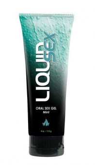 Оральный лубрикант Liquid Sex Oral Sex Gel с ароматом мяты - 113 гр., Topco Sales