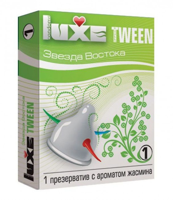 Презерватив Luxe Tween "Звезда востока" с ароматом жасмина - 1 шт., Luxe Презерватив Luxe Tween "Звезда востока" с ароматом жасмина - 1 шт., Luxe