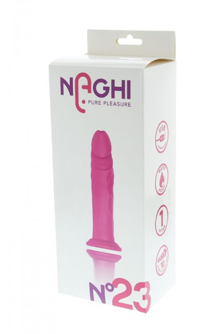 Розовый вибратор NAGHI NO.23 RECHARGEABLE VIBRATOR - 17 см., Tonga Розовый вибратор NAGHI NO.23 RECHARGEABLE VIBRATOR - 17 см., Tonga