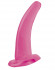 Розовая изогнутая анальная пробка His and Hers G-Spot - 12,4 см., Pipedream