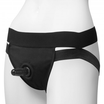 Трусики с плугом Vac-U-Lock Panty Harness with Plug Dual Strap - S/M, Doc Johnson