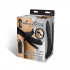 Полый страпон с двумя отростками и вибрацией Unisex Vibrating Hollow Strap-On Double Penetrating Dildo - 17,8 см., Lux Fetish
