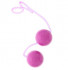 Фиолетовые вагинальные шарики на мягкой сцепке GOOD VIBES PERFECT BALLS, Dream Toys
