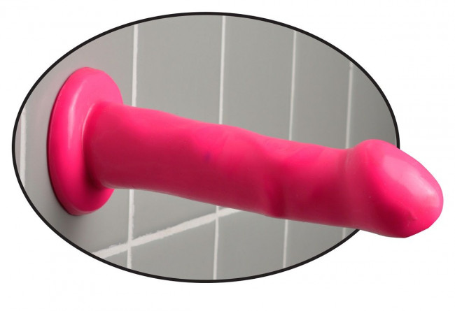 Розовый фаллоимитатор на присоске 6" Please-Her - 16,5 см., Pipedream