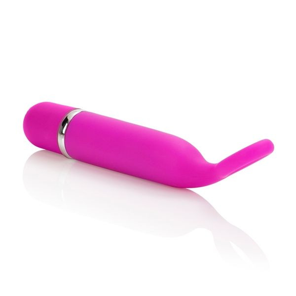 Розовый мини-вибромассажер Lia Mini Massager Plesure O - 11,5 см., California Exotic Novelties