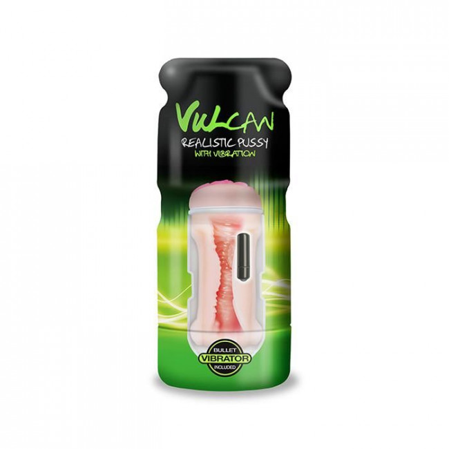 Мастурбатор-вагина CyberSkin Vulcan Realistic Pussy with Vibration, Topco Sales
