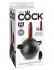 Мини-мяч с фаллической насадкой коричневого цвета и вибрацией Vibrating Mini Sex Ball with 7" Dildo - 17,7 см., Pipedream