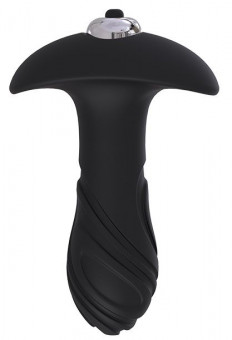 Черный анальный вибромассажер MAGIC PLUG - 11 см., Dream Toys
