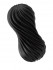 Мастурбатор FLEX Rocky Black с плотным рельефом, Tenga