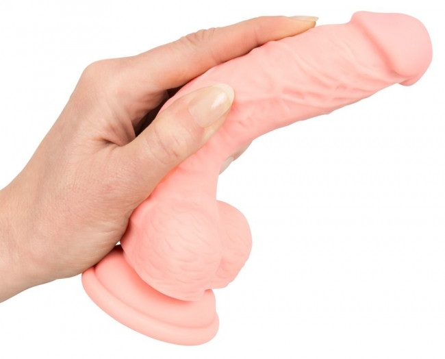 Реалистичный фаллоимитатор из силикона Medical Silicone Dildo - 18 см., Orion Реалистичный фаллоимитатор из силикона Medical Silicone Dildo - 18 см., Orion