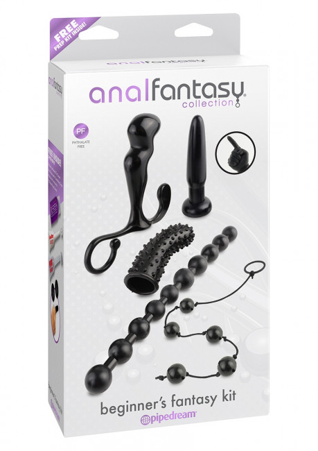 Набор для анального секса из 5 предметов Beginners Fantasy Kit, Pipedream Набор для анального секса из 5 предметов Beginners Fantasy Kit, Pipedream