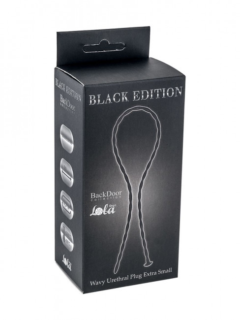 Силиконовый уретральный массажер Wavy Urethral Plug Extra Small - 30 см., Lola toys