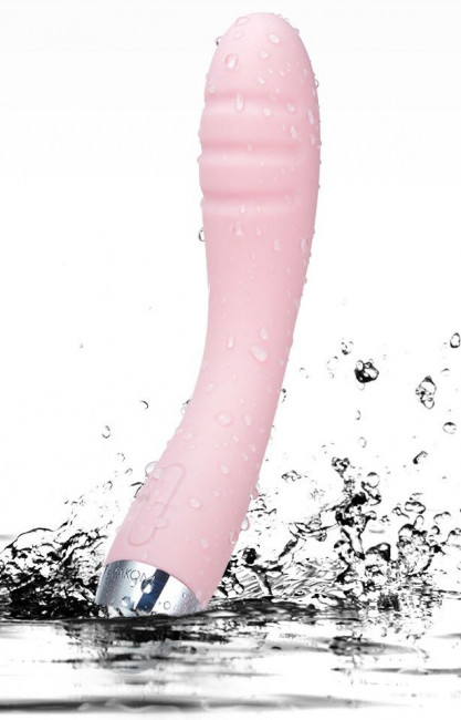 Нежно-розовый вибростимулятор Betty - 18 см., Svakom