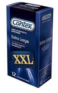 Презервативы CONTEX Extra large - 12 шт., Contex Презервативы CONTEX Extra large - 12 шт., Contex