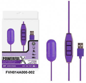 Фиолетовое виброяйцо с контроллером, работающее от USB, NMC