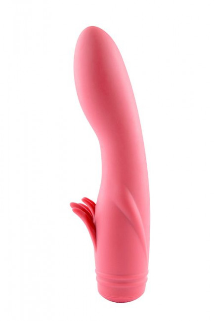 Розовый вибратор с усиками ULTI CLIMAX RECHARGEABLE VIBRATOR - 17 см., NMC Розовый вибратор с усиками ULTI CLIMAX RECHARGEABLE VIBRATOR - 17 см., NMC