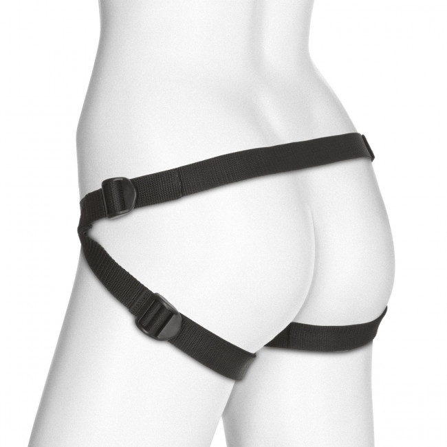 Трусики с двумя плагами Double Penetration Velvet Harness with 2 plug, Doc Johnson Трусики с двумя плагами Double Penetration Velvet Harness with 2 plug, Doc Johnson