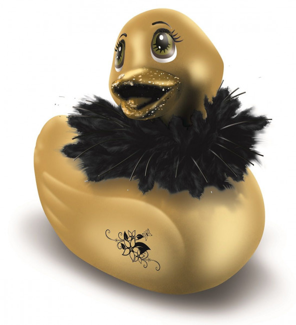 Золотистый массажер-уточка I Rub My Duckie Paris Gold Travel Size, Big Teaze Toys Золотистый массажер-уточка I Rub My Duckie Paris Gold Travel Size, Big Teaze Toys