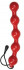 Красная анальная цепочка - 23 см., Dream Toys