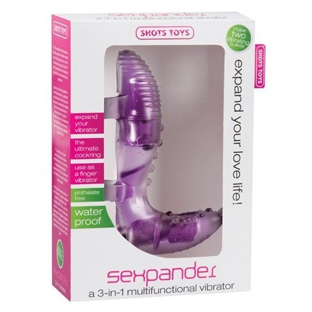 Фиолетовая вибронасадка Sexpander, Shots Media BV
