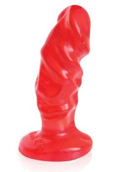Красный анальный фаллоимитатор ANAL STIMULATOR - 12 см., Bior toys