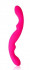 Изогнутый розовый двусторонний фаллоимитатор Cosmo - 27 см., Bior toys Изогнутый розовый двусторонний фаллоимитатор Cosmo - 27 см., Bior toys