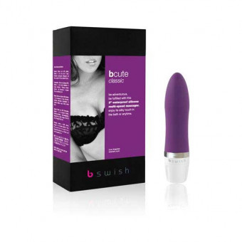 Миниатюрный вибратор bСute Сlassic Purple - 10,5 см., B Swish