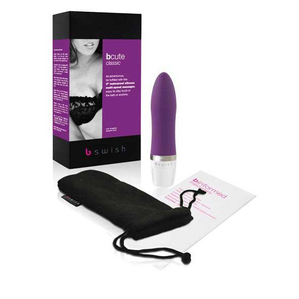 Миниатюрный вибратор bСute Сlassic Purple - 10,5 см., B Swish Миниатюрный вибратор bСute Сlassic Purple - 10,5 см., B Swish