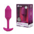 Розовая пробка для ношения с вибрацией Snug Plug 2 - 11,4 см., b-Vibe Розовая пробка для ношения с вибрацией Snug Plug 2 - 11,4 см., b-Vibe